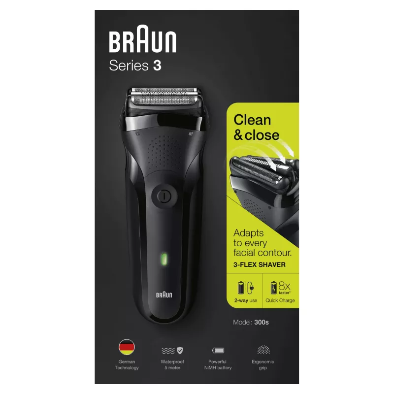 Braun Series 3 300s fooliumpardel Trimmer Must