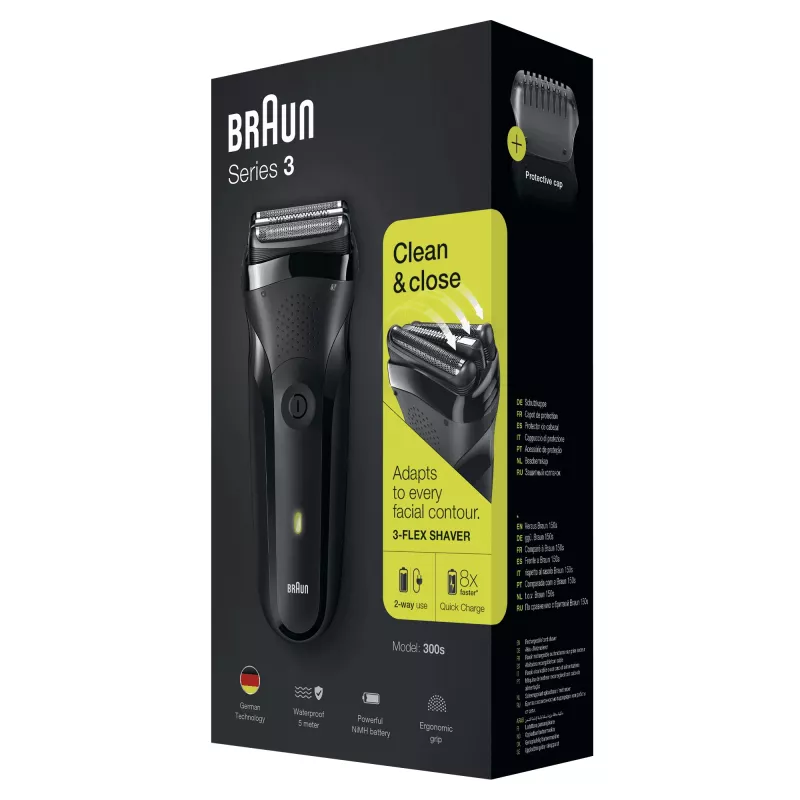 Braun Series 3 300s fooliumpardel Trimmer Must