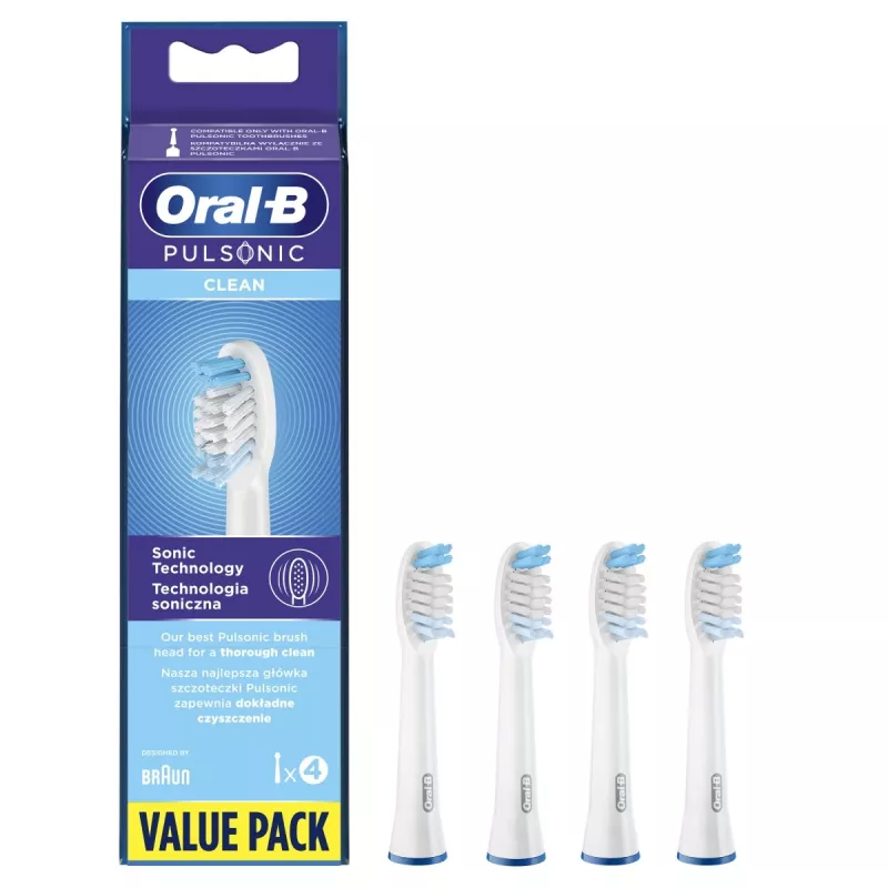 Oral-B Pulsonic Clean 4 tk Valge