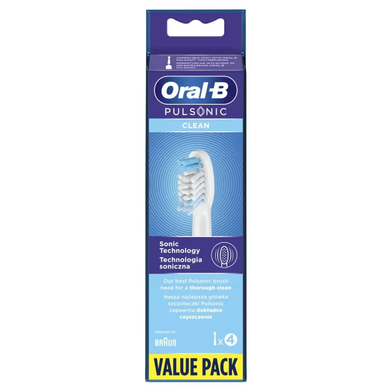 Oral-B Pulsonic Clean 4 tk Valge