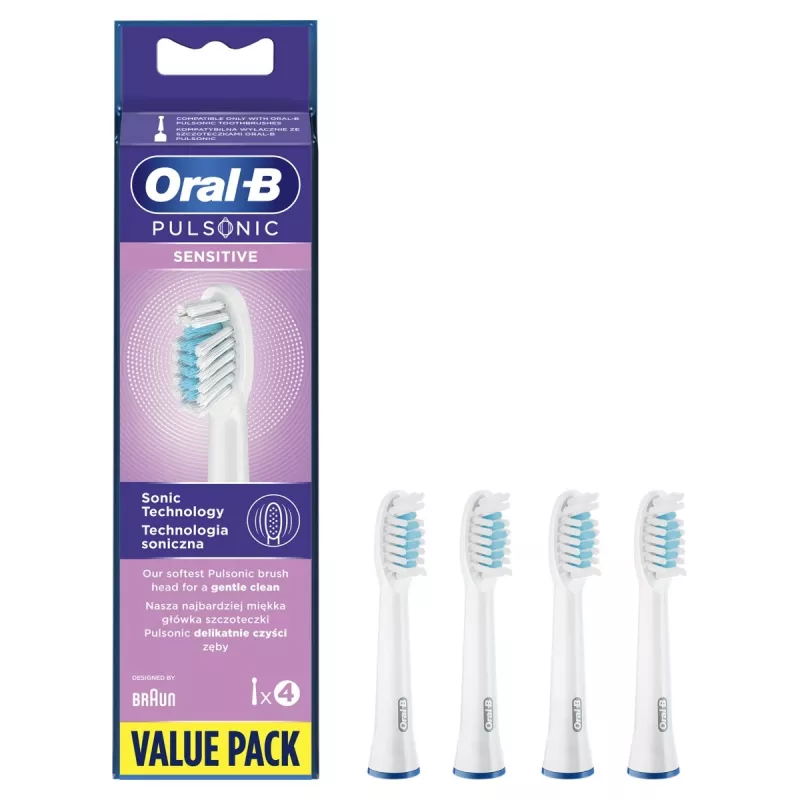Oral-B Pulsonic Sensitive 4 tk Valge