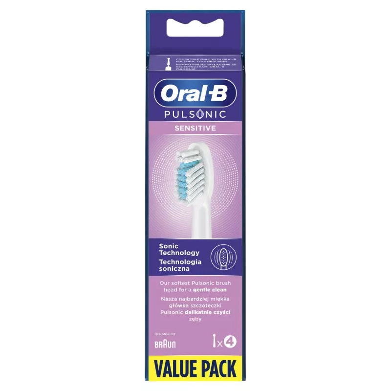 Oral-B Pulsonic Sensitive 4 tk Valge