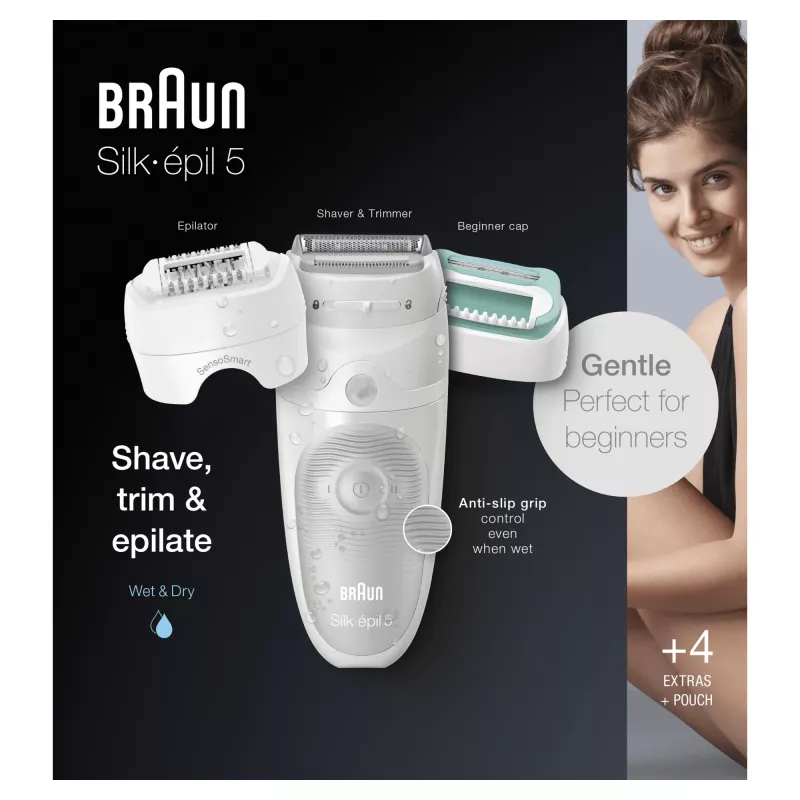 Braun Silk-épil 5 81770430 epilaator 28 pintsetti valge