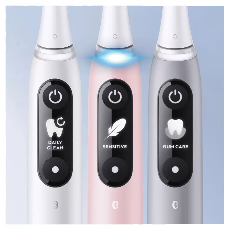 Oral-B iO 6S täiskasvanute vibreeriv hambahari Roosa, Valge