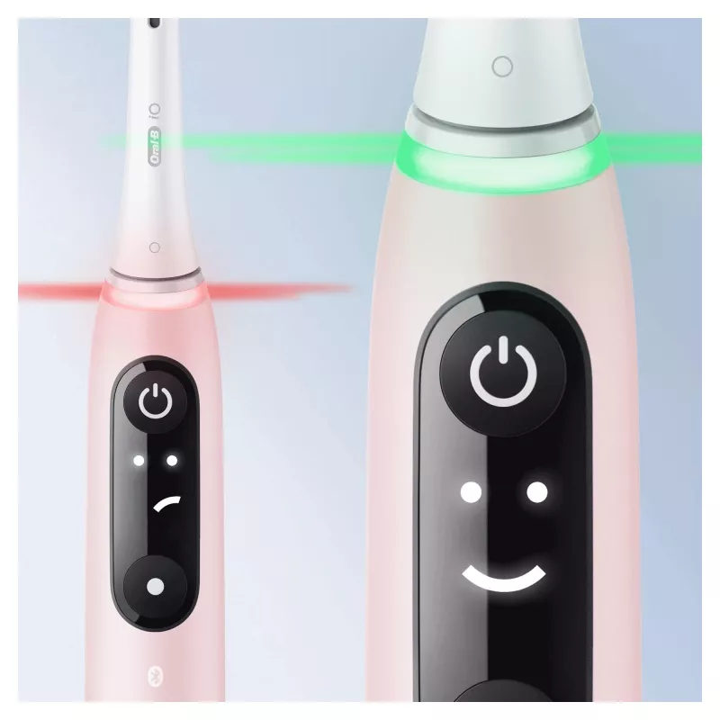 Oral-B iO 6S täiskasvanute vibreeriv hambahari Roosa, Valge