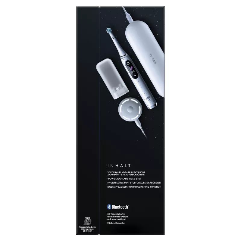 Oral-B iO Series 10 Täiskasvanute pöörlev-võnkuv hambahari Valge