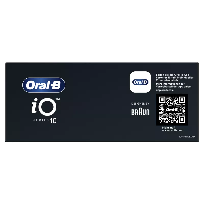 Oral-B iO Series 10 Täiskasvanute pöörlev-võnkuv hambahari Valge