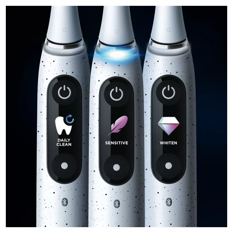 Oral-B iO Series 10 Täiskasvanute pöörlev-võnkuv hambahari Valge