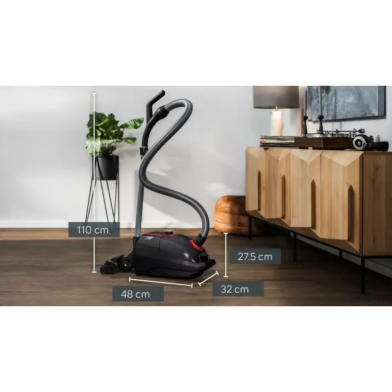 Siemens VSZ7XTRM tolmuimeja 5 L silindertolmuimeja kuiv 750 W tolmukott