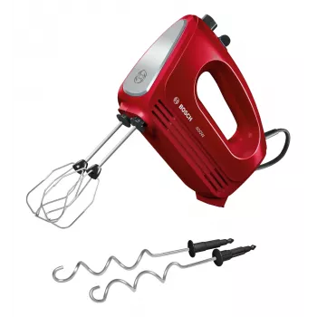 Bosch CleverMixx Hand mixer 400 W Red, Stainless steel