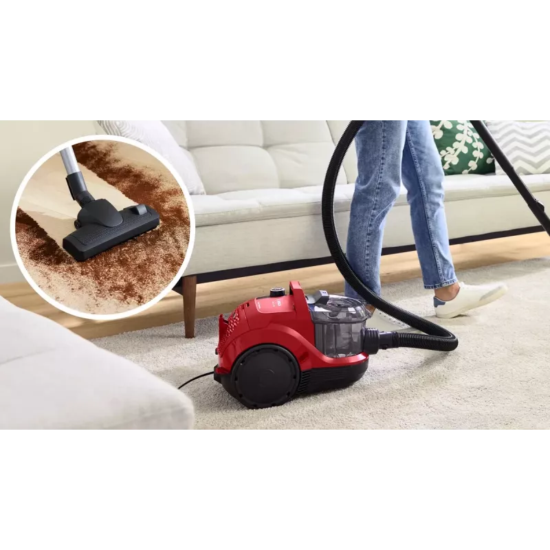 Bosch BGS21CAR tolmuimeja 2 L trummel-tolmuimeja Kuiv 750 W Kotita
