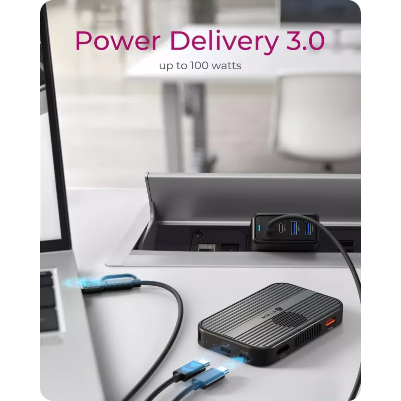 ICY BOX IB-DK4071M-CU31 USB 3.2 Gen 2 (3.1 Gen 1) USB-C must