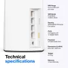 Linksys AX5400 Whole Home Mesh WiFi 6 kaheribaline süsteem, 2-pakk
