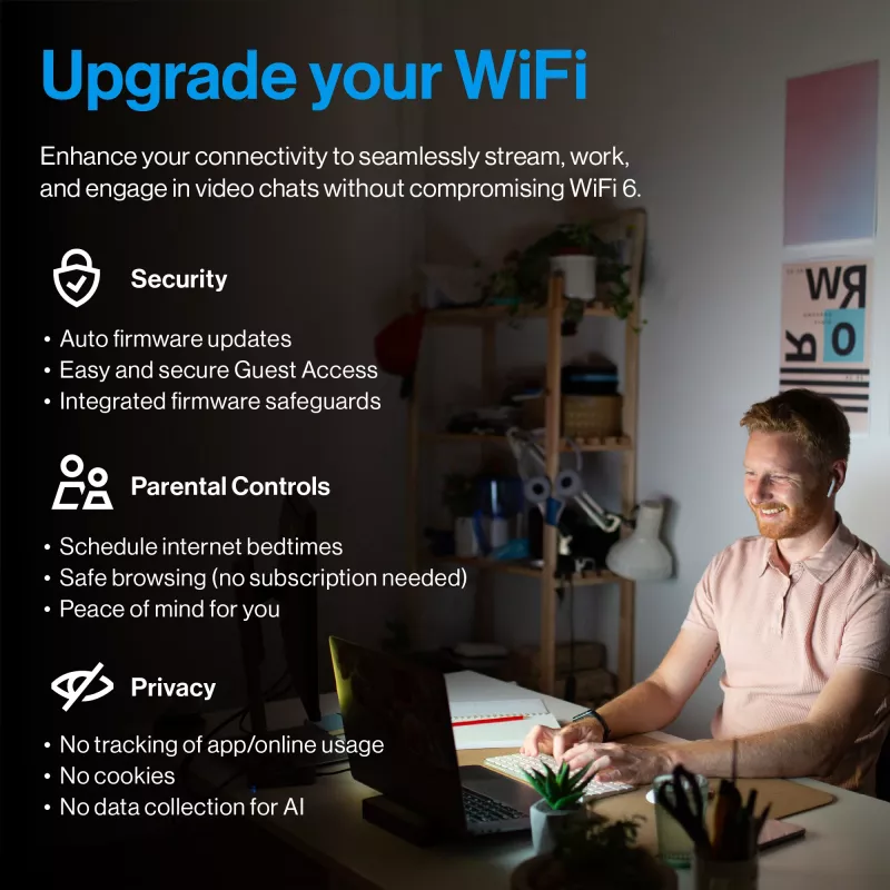 Linksys Velop Micro 6 võrksüsteem – kaheribaline WiFi 6 AX3000 (3-pakk)