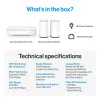 Linksys Velop Micro 6 võrksüsteem – kaheribaline WiFi 6 AX3000 (3-pakk)