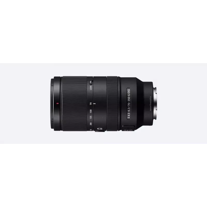 Sony E 70-350 mm F4.5-6.3 G OSS kaameraobjektiivid, must
