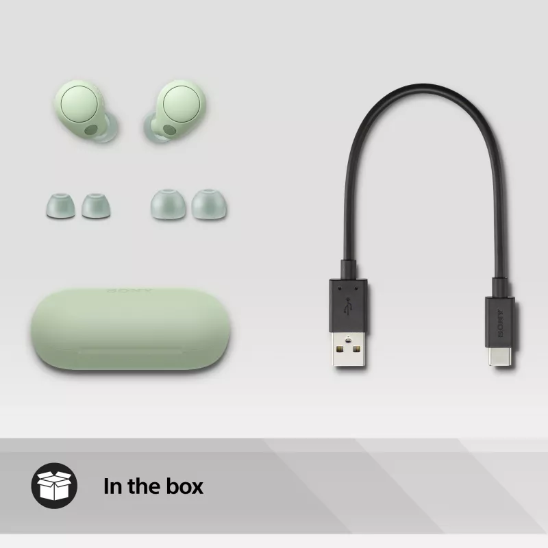 Sony WF-C700N kõrvaklapid True Wireless Stereo (TWS) Kõrvasisesed Kõned/Muusika Bluetooth Roheline