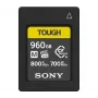 CFexpress Type A mälukaart Sony CEA-M960T — 960 GB, lugemine 800 MB/s, kirjutamine 700 MB/s, tolmu-/löögi-/niiskuskindel