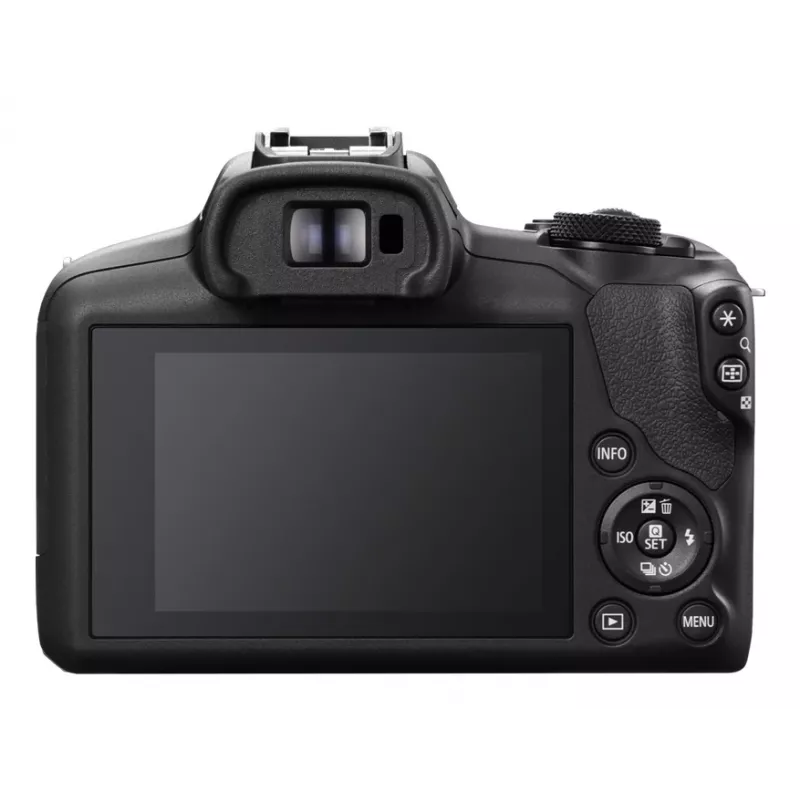 Hübriidkaamera korpus Canon EOS R100, 24,1 MP CMOS, 6000×4000, 4K, must