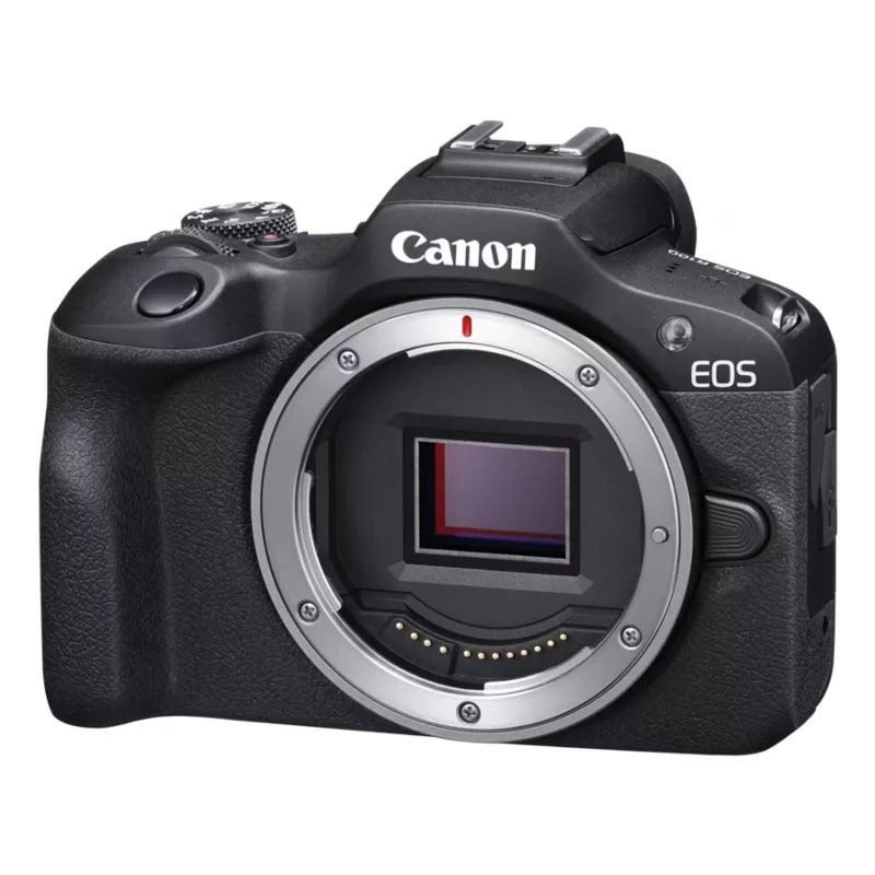 Hübriidkaamera korpus Canon EOS R100, 24,1 MP CMOS, 6000×4000, 4K, must