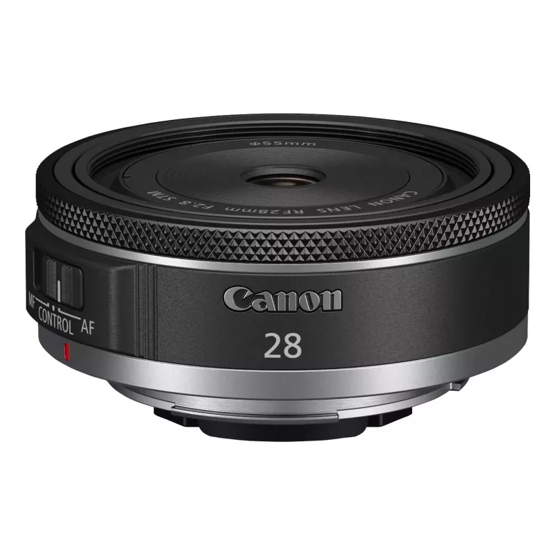 Canon lainurkobjektiiv RF 28 mm F2.8 STM, must