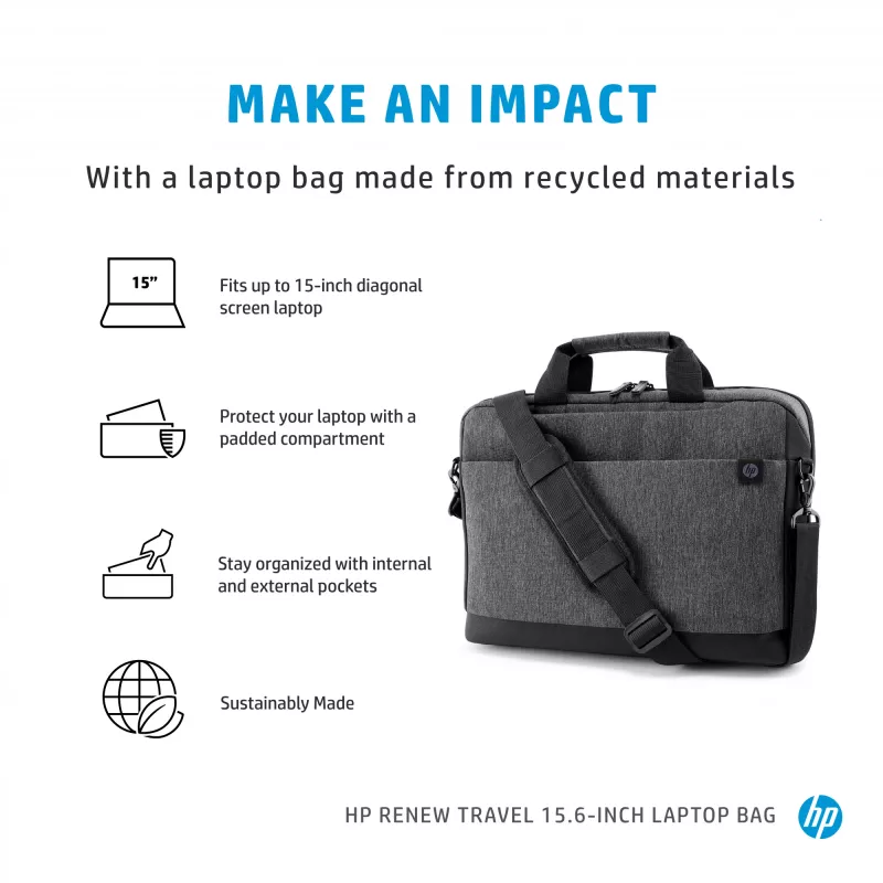 HP Renew Travel 15,6-tolline sülearvutikott