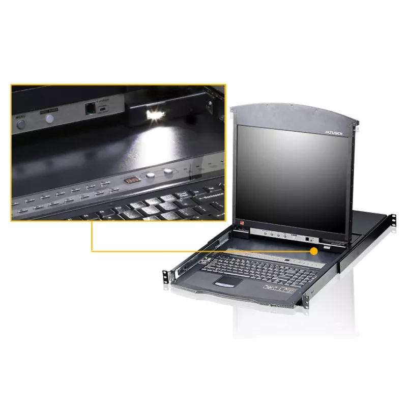 ATEN KL1508AN raami konsool 48,3 cm (19 inch) must 1U