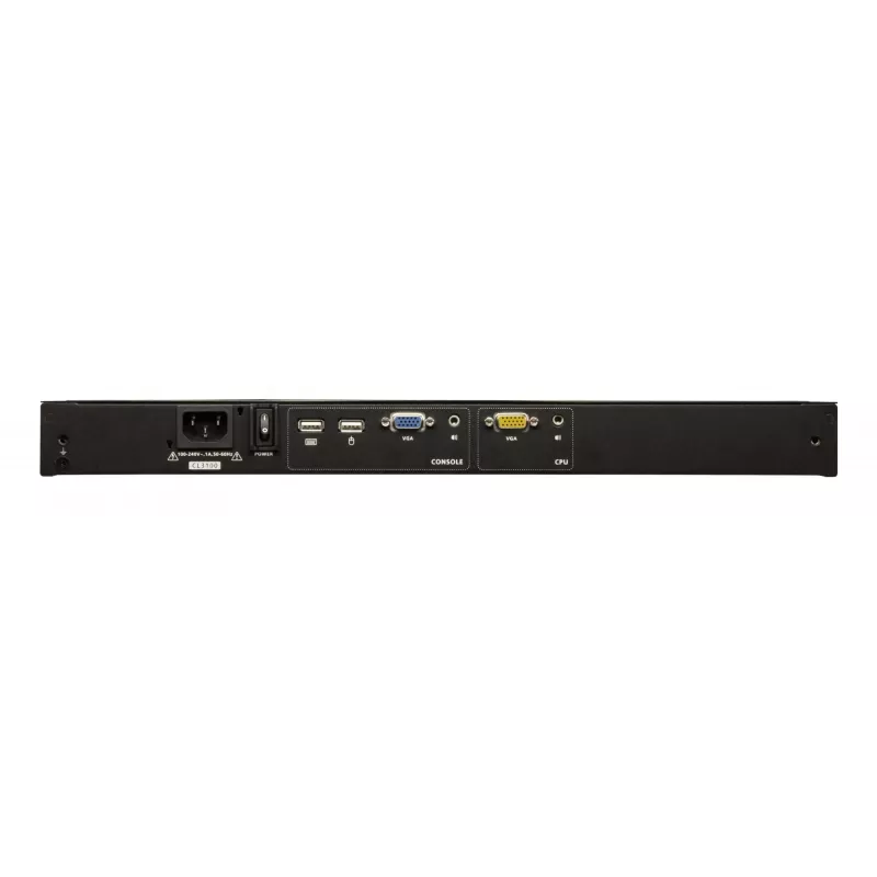ATEN CL3100NX raamkonsool 47 cm (18.5 tolli) 1366 x 768 pikslit Metall, Plast Must 1U