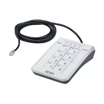 ATEN 2XRT-0021G klaviatuur RJ-11 must, hall, valge