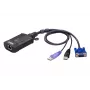 ATEN USB VGA KVM over IP Mini, 1920 x 1200 pikslit, Ethernet LAN, 3,47 W, must, lilla