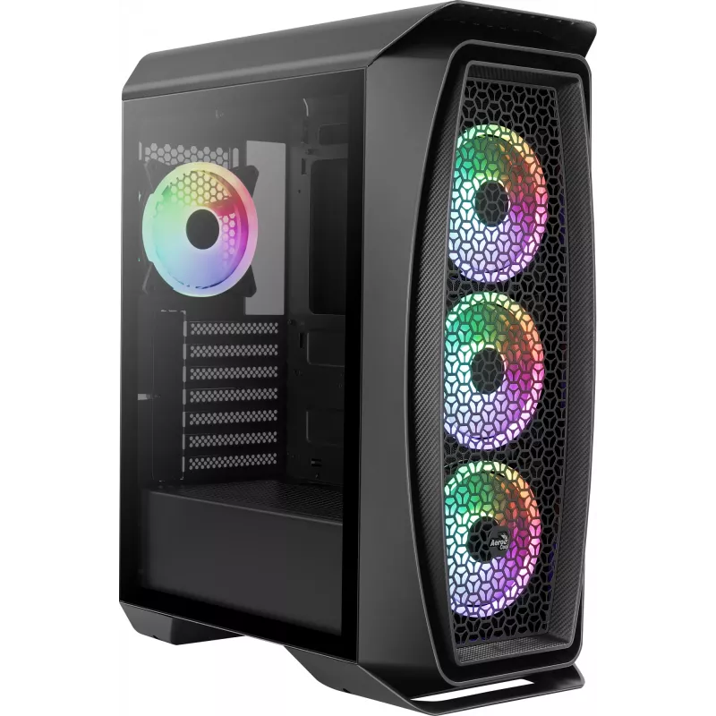 Aerocool Aero One Duo ATX arvutikorpus 4x ARGB ventilaatorit 12cm + eesmine võrk