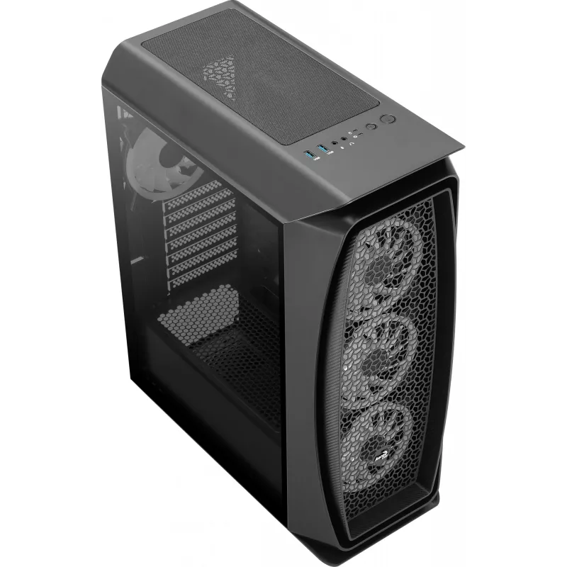 Aerocool Aero One Duo ATX arvutikorpus 4x ARGB ventilaatorit 12cm + eesmine võrk