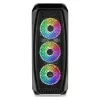 Aerocool AEROONEDUOWHV1 mängude ATX-korpus 4 ARGB-ventilaatoriga, valge, midi-torn, arvuti, valge, ATX, mikro-ATX, Mini-ITX, akrüülnitriilbutadieenstüreen (ABS), SPCC, mängimine