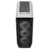 Aerocool AEROONEDUOWHV1 mängude ATX-korpus 4 ARGB-ventilaatoriga, valge, midi-torn, arvuti, valge, ATX, mikro-ATX, Mini-ITX, akrüülnitriilbutadieenstüreen (ABS), SPCC, mängimine