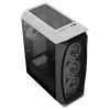 Aerocool AEROONEDUOWHV1 mängude ATX-korpus 4 ARGB-ventilaatoriga, valge, midi-torn, arvuti, valge, ATX, mikro-ATX, Mini-ITX, akrüülnitriilbutadieenstüreen (ABS), SPCC, mängimine