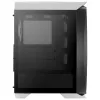 Aerocool AEROONEDUOWHV1 mängude ATX-korpus 4 ARGB-ventilaatoriga, valge, midi-torn, arvuti, valge, ATX, mikro-ATX, Mini-ITX, akrüülnitriilbutadieenstüreen (ABS), SPCC, mängimine