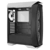 Aerocool AEROONEDUOWHV1 mängude ATX-korpus 4 ARGB-ventilaatoriga, valge, midi-torn, arvuti, valge, ATX, mikro-ATX, Mini-ITX, akrüülnitriilbutadieenstüreen (ABS), SPCC, mängimine