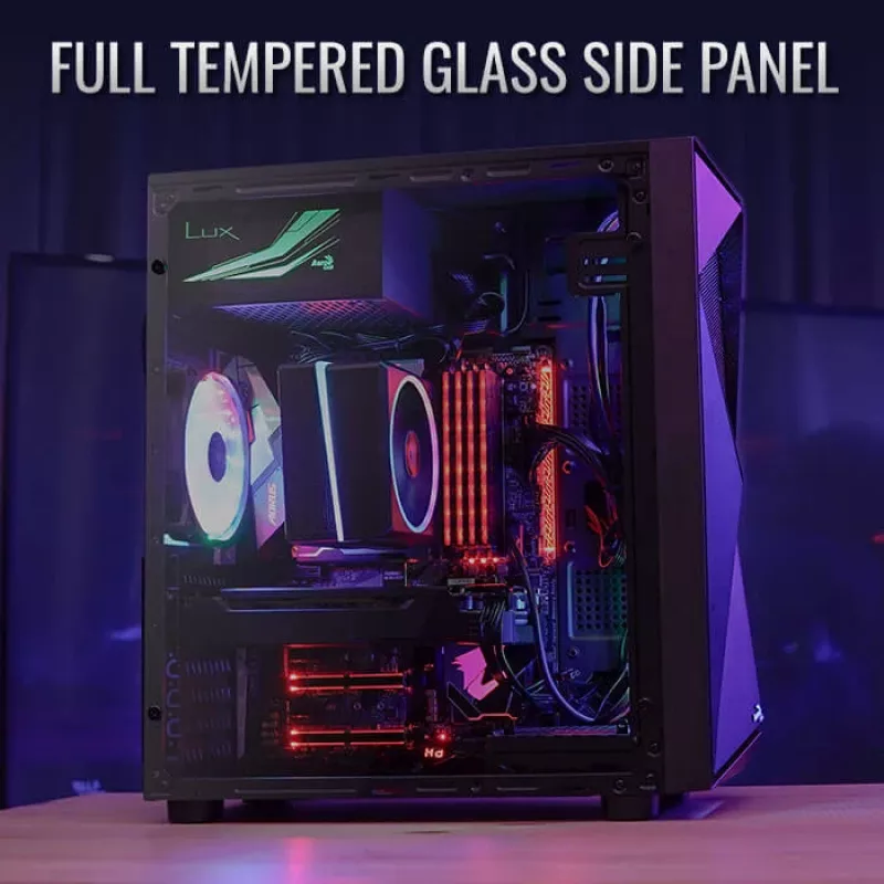 Aerocool Glider Tempered Glass must