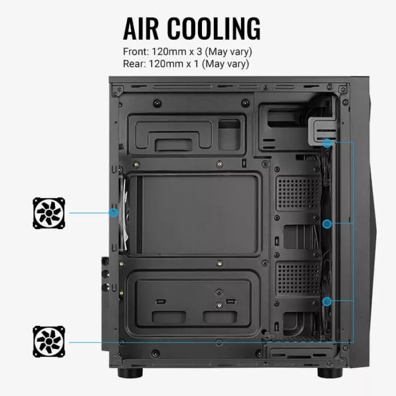 Aerocool Glider Tempered Glass must