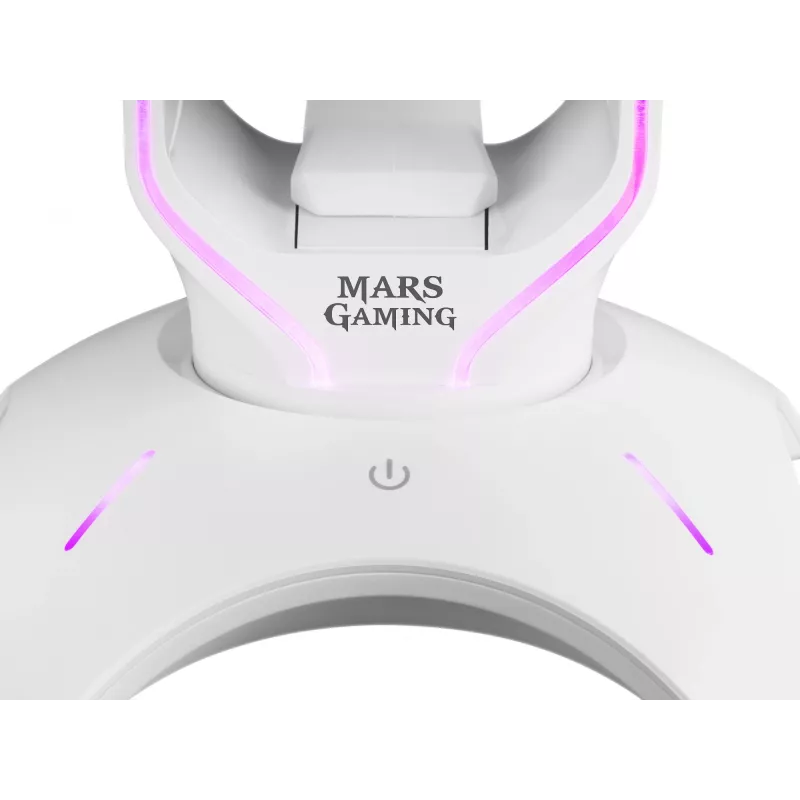 Kõrvaklappide hoidik Mars Gaming MHHPROW Valge 456 g