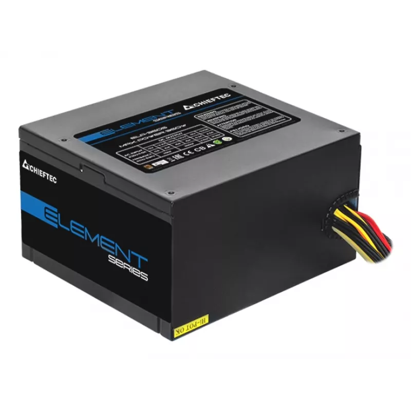 Chieftec ELP-500S toiteplokk 500 W 20+4 kontakti ATX PS/2 Must