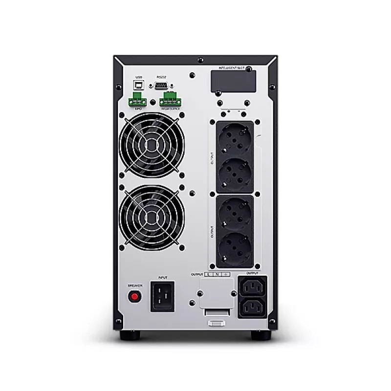 CyberPower OLS3000EA-DE katkematu toiteallikas (UPS) Topeltmuundus (Online) 3 kVA 2700 W 7 vahelduvvoolu väljundit