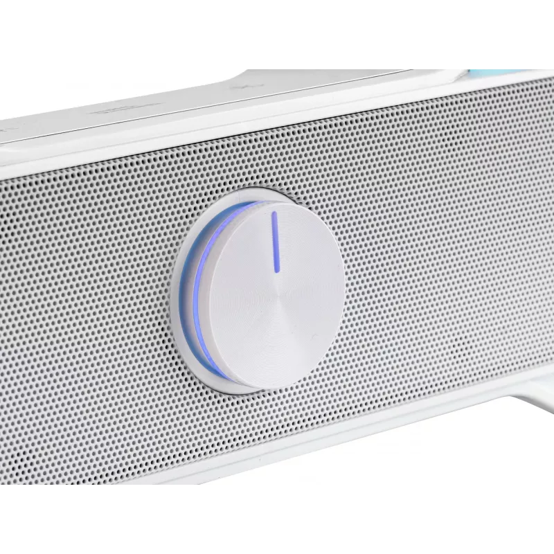 Mars Gaming MSBX, valge kõlaririba 10 W, 10 W, 10 W, valge, juhtmega ja juhtmevaba, 435 mm, 85 mm