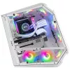 Mars Gaming MC51W valge arvutimängude ATX korpus kahe karastatud klaasiga, 5x RGB 12 cm ventilaator