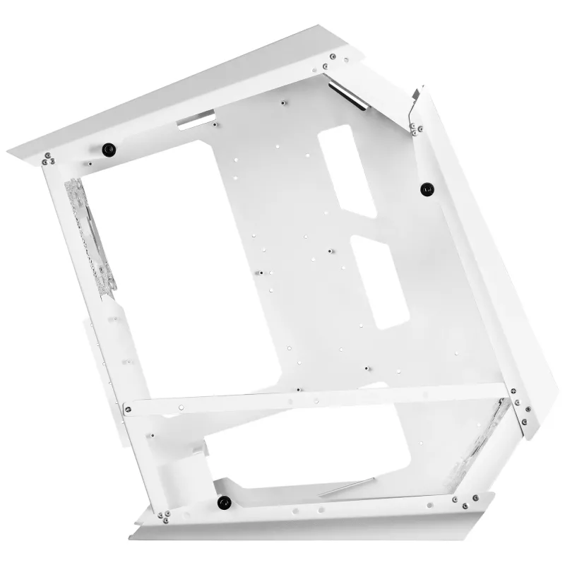 Mars Gaming MC51W valge arvutimängude ATX korpus kahe karastatud klaasiga, 5x RGB 12 cm ventilaator