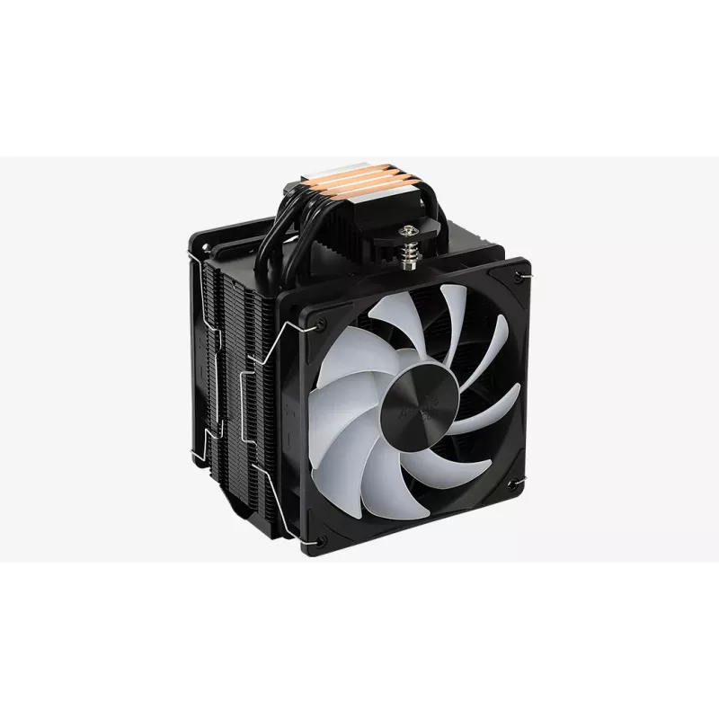 Aerocool Rime 4 Dual protsessori õhkjahuti 12 cm Must 1 tk