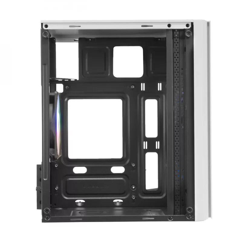 Mars Gaming MC300W Micro ATX karastatud klaasiga arvutikorpus 3xFrGB ventilaator valge