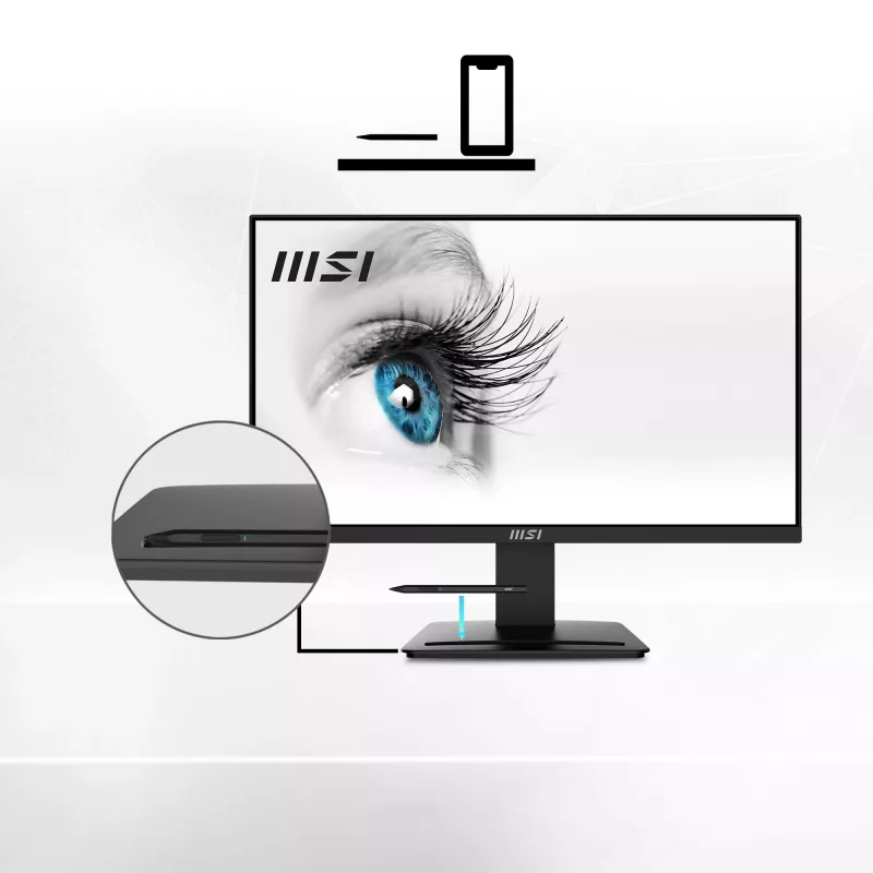 MSI Pro MP2412 arvutimonitor 60,5 cm (23,8 tolli) 1920 x 1080 pikslit Full HD LCD must