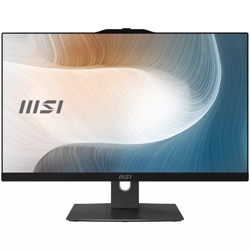 MSI Modern AM242TP 1M-1227EU Intel Core 5 120U 60,5 cm (23,8-tolline) 1920 x 1080 pikslit puutetundlik kõik-ühes arvuti 8 GB DDR5-SDRAM 512 GB SSD Windows 11 Pro Wi-Fi 6E (802.11ax) Must