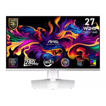MSI MAG 272QPW QD-OLED X28 arvutimonitor 67,3 cm (26,5 tolli) 2560 x 1440 pikslit Wide Quad HD Valge